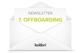 Vorschaubild für den Newsletter von Kolibri zum Thema Offboarding